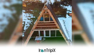 Wooden Cabin with Beautiful Roof Gerkān